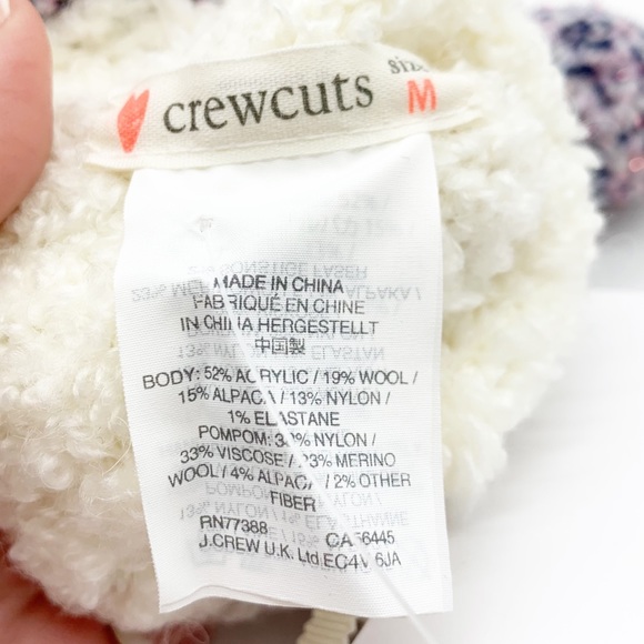 Crewcuts J. Crew Double Pom Pom Mittens Size M - Picture 4 of 11